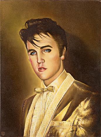GEORGE UNDERWOOD (1947 - ) Elvis Presley.                                                                                                        